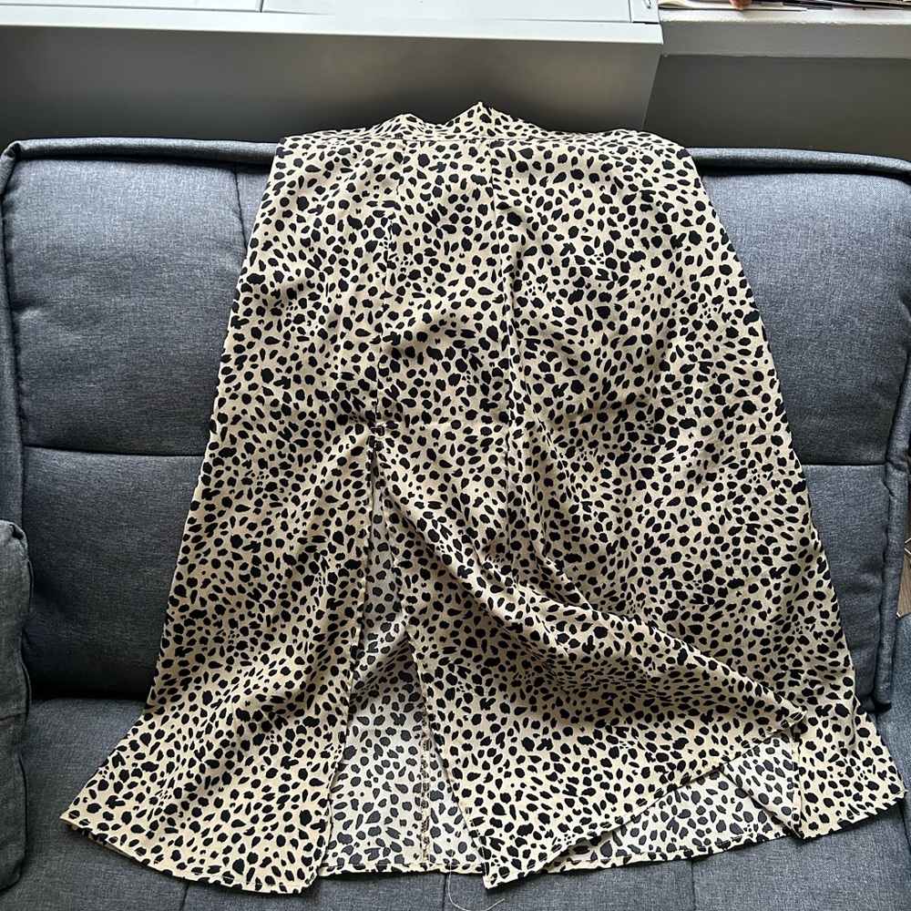 Leopard Print Women's Skirt
